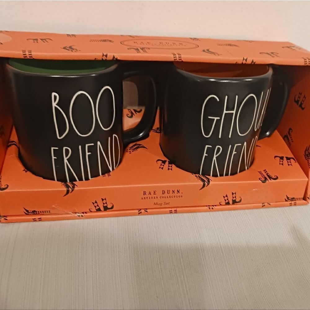 Rae Dunn Boo Friend & Ghoul Friend Halloween Mugs - Picture 4 of 4